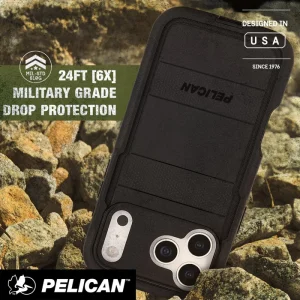 Alternative view of Pelican Voyager Black MagSafe - iPhone 17 Pro Max