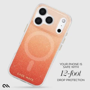 Alternative view of Sheer Twinkle Orange Ombré MagSafe - iPhone 17 Pro