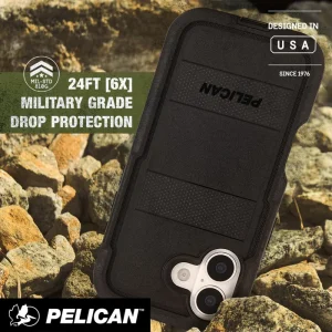 Alternative view of Pelican Voyager Black MagSafe - iPhone 17