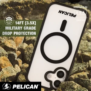 Alternative view of Pelican Ranger Frosted Clear MagSafe - iPhone 17