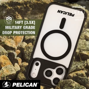 Alternative view of Pelican Ranger Frosted Clear MagSafe - iPhone 17 Pro