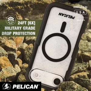 Alternative view of Pelican Voyager Clear/ Black MagSafe - iPhone Air