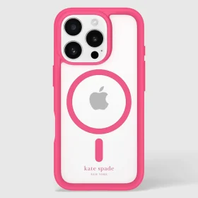 kate spade new york Ultra Protective Pom Pom Pink MagSafe - iPhone 16 Pro