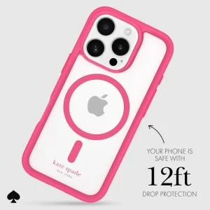 Alternative view of kate spade new york Ultra Protective Pom Pom Pink MagSafe - iPhone 16 Pro