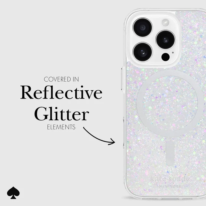 kate spade new york Chunky Glitter MagSafe - iPhone 16 Pro - Image 5