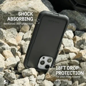 Alternative view of Pelican Voyager Black MagSafe - iPhone 16 Pro