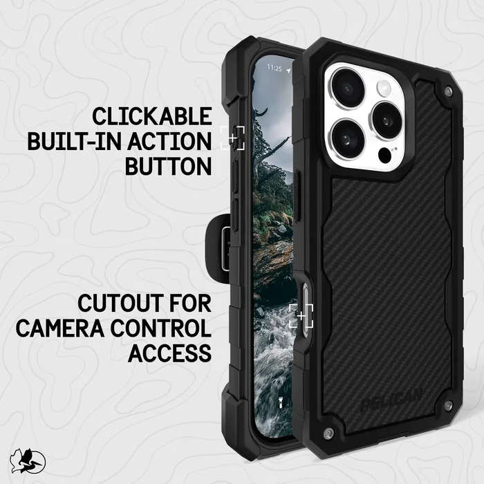 Pelican Shield Carbon Fiber MagSafe - iPhone 16 Pro - Image 3