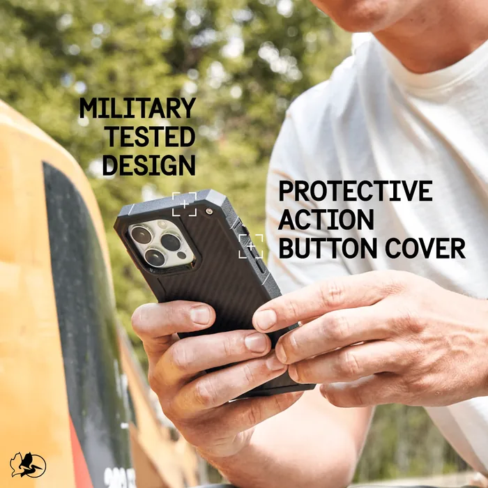 Pelican Shield Carbon Fiber MagSafe - iPhone 16 Pro - Image 4