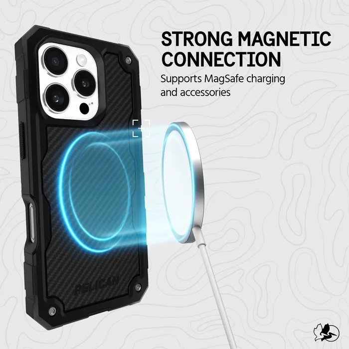 Pelican Shield Carbon Fiber MagSafe - iPhone 16 Pro - Image 6