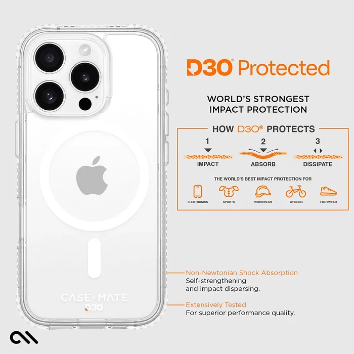 Tough D3O® Clear MagSafe - iPhone 16 Pro - Image 6