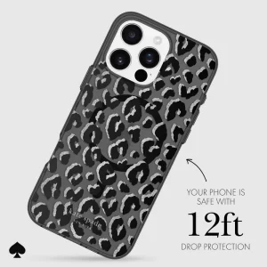 Alternative view of kate spade new york Black City Leopard MagSafe - iPhone 16 Pro Max