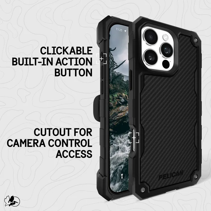Pelican Shield Carbon Fiber MagSafe - iPhone 16 Pro Max - Image 3
