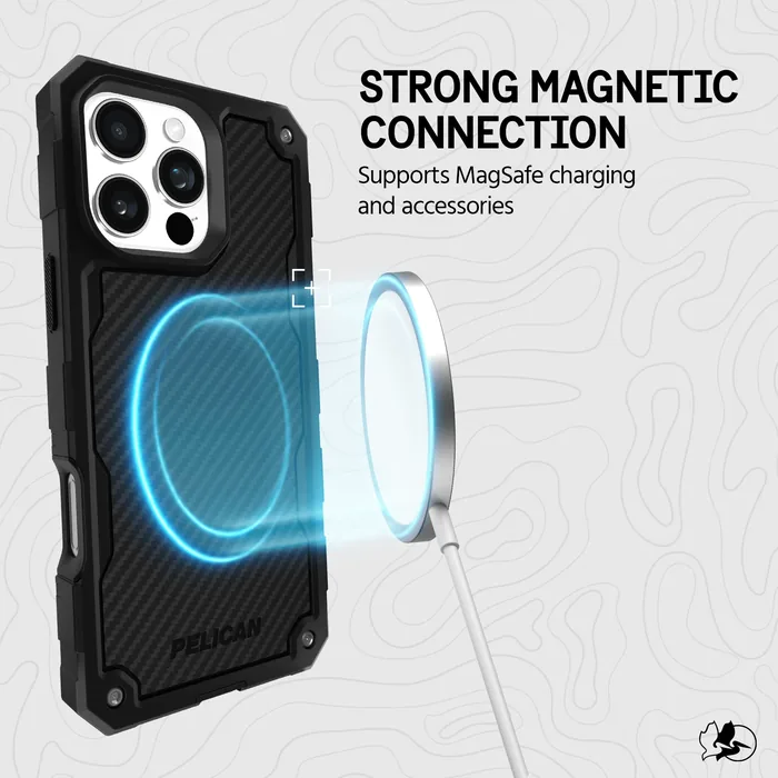 Pelican Shield Carbon Fiber MagSafe - iPhone 16 Pro Max - Image 6