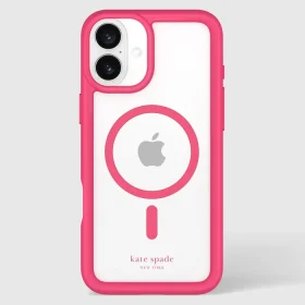 kate spade new york Ultra Protective Pom Pom Pink MagSafe - iPhone 16 Plus