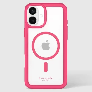 kate spade new york Ultra Protective Pom Pom Pink MagSafe - iPhone 16 Plus