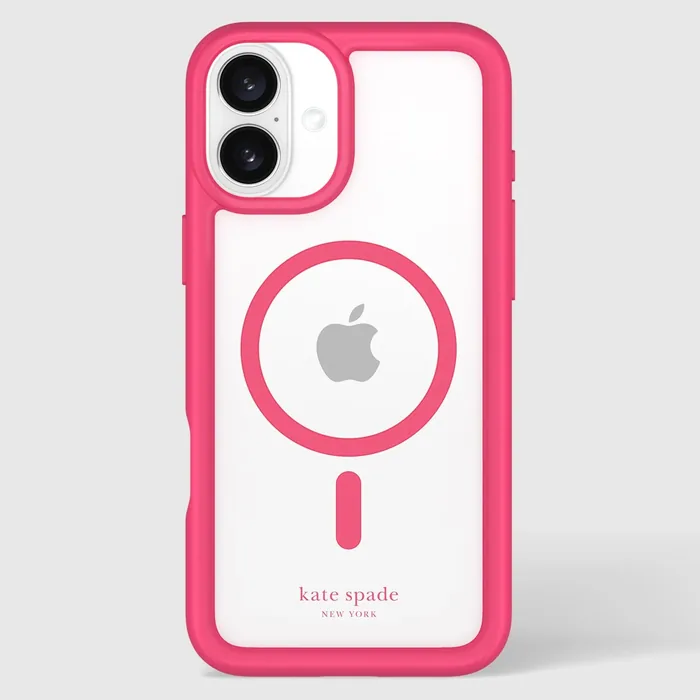 kate spade new york Ultra Protective Pom Pom Pink MagSafe - iPhone 16 Plus