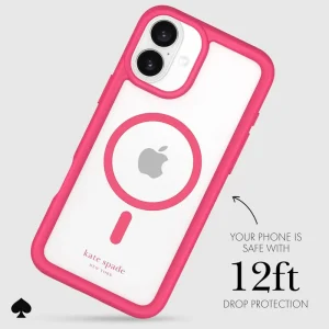 Alternative view of kate spade new york Ultra Protective Pom Pom Pink MagSafe - iPhone 16 Plus