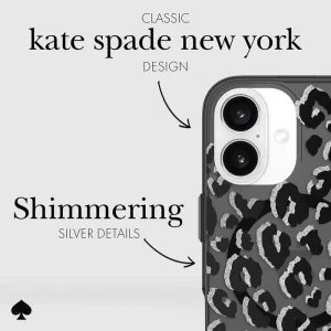Alternative view of kate spade new york Black City Leopard MagSafe - iPhone 16