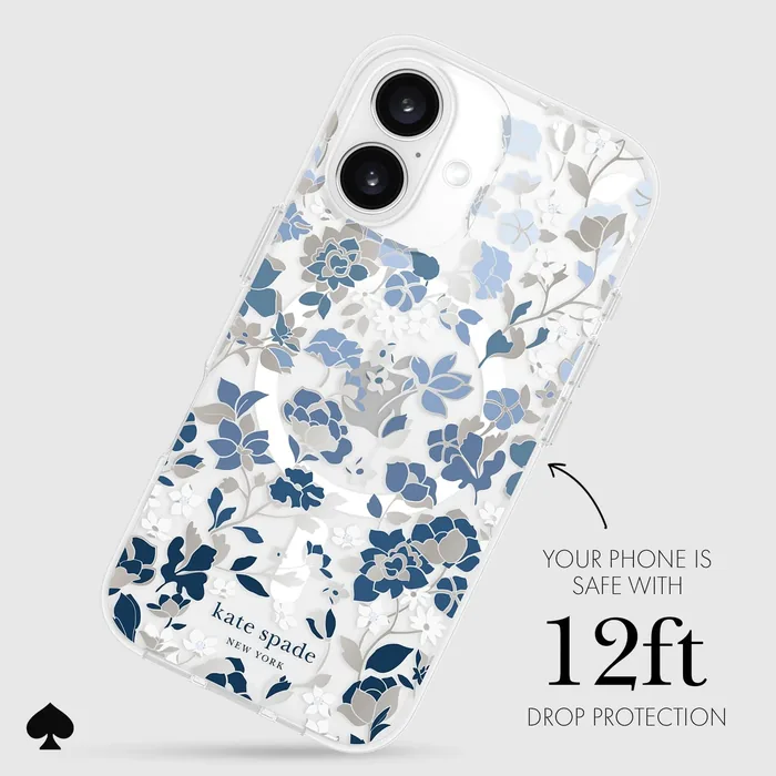 kate spade new york Flowerbed Blue MagSafe - iPhone 16 - Image 3