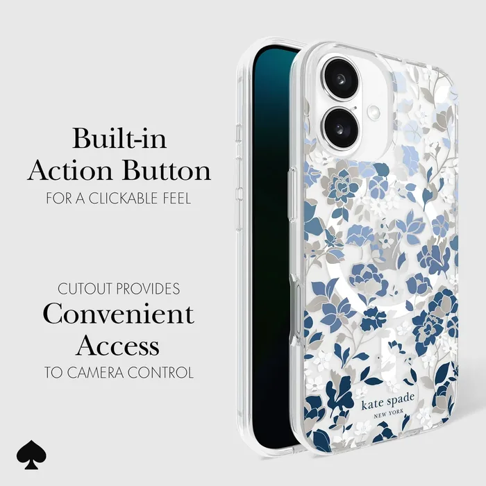 kate spade new york Flowerbed Blue MagSafe - iPhone 16 - Image 4