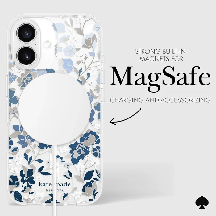 kate spade new york Flowerbed Blue MagSafe - iPhone 16 - Image 5