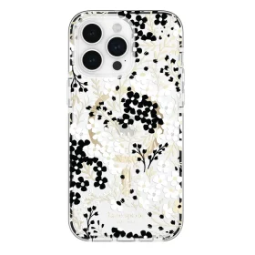 kate spade new york Multi Floral Black and White MagSafe - iPhone 14 Pro Max