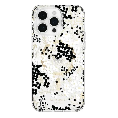 kate spade new york Multi Floral Black and White MagSafe - iPhone 14 Pro Max