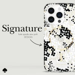 Alternative view of kate spade new york Tough Multi Floral Black and White MagSafe - iPhone 15 Pro