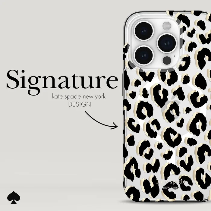 kate spade new york City Leopard MagSafe - iPhone 15 Pro - Image 4