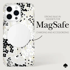 Alternative view of kate spade new york Multi Floral Black and White MagSafe - iPhone 15 Pro Max
