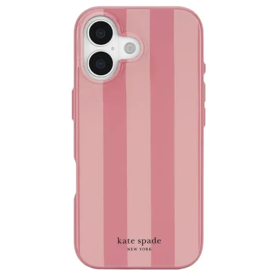 kate spade new york Stripe Rose Coral MagSafe - iPhone 17