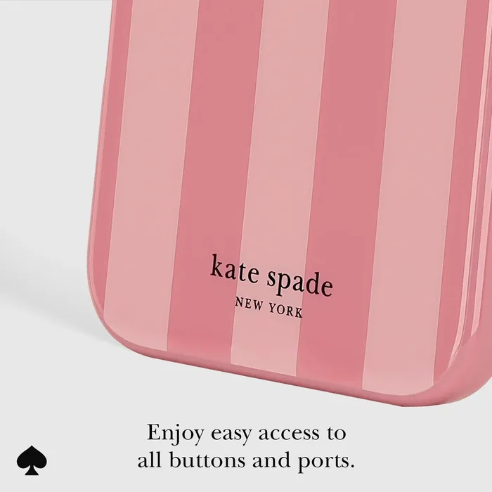 kate spade new york Stripe Rose Coral MagSafe - iPhone 17 Pro - Image 3