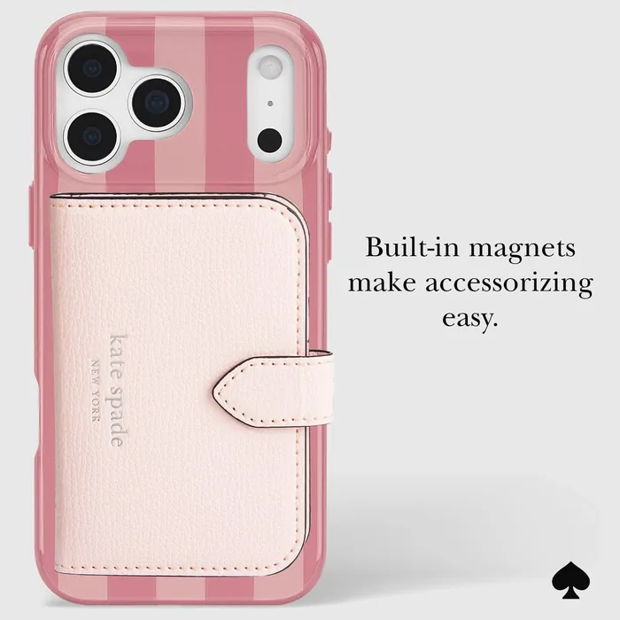 kate spade new york Stripe Rose Coral MagSafe - iPhone 17 Pro Max - Image 5