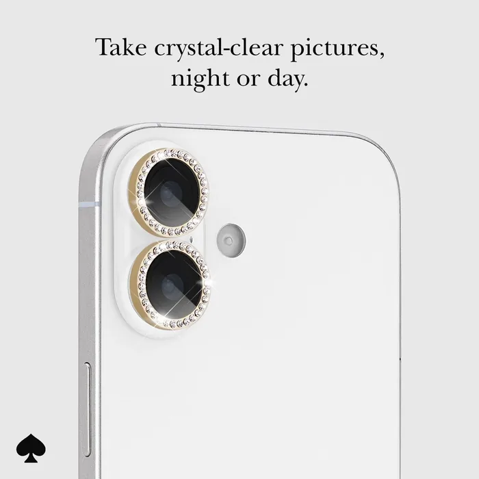 kate spade new york Camera Lens Protector Set in Stone Gold - iPhone 17 - Image 4