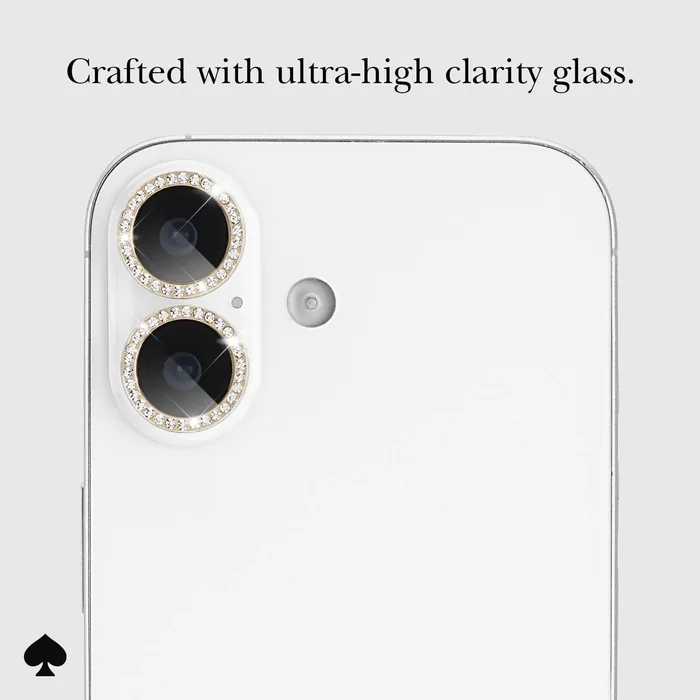 kate spade new york Camera Lens Protector Set in Stone Gold - iPhone 17 - Image 6