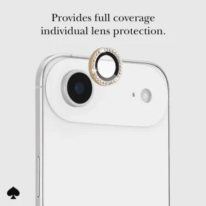 Alternative view of kate spade new york Camera Lens Protector Set in Stone Gold - iPhone Air