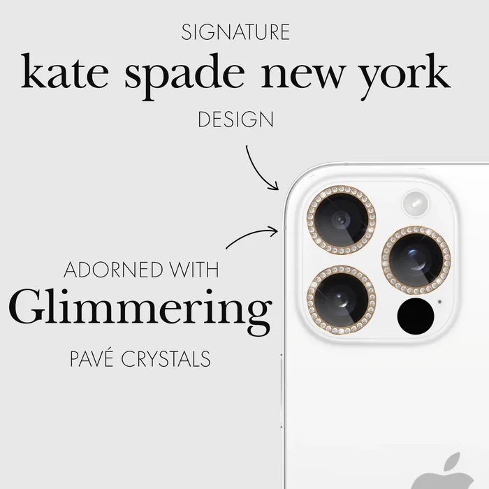 kate spade new york Camera Lens Protector Set in Stone - iPhone 16 Pro / 16 Pro Max - Image 4