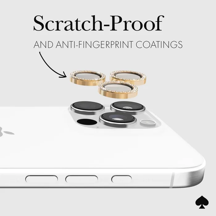 kate spade new york Camera Lens Protector Set in Stone - iPhone 16 Pro / 16 Pro Max - Image 5