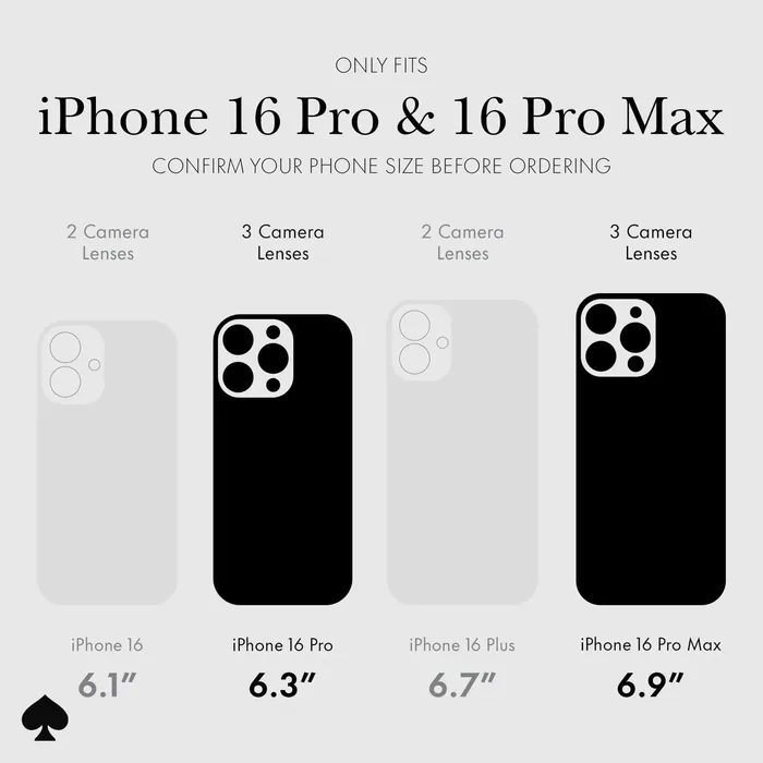 kate spade new york Camera Lens Protector Set in Stone - iPhone 16 Pro / 16 Pro Max - Image 8