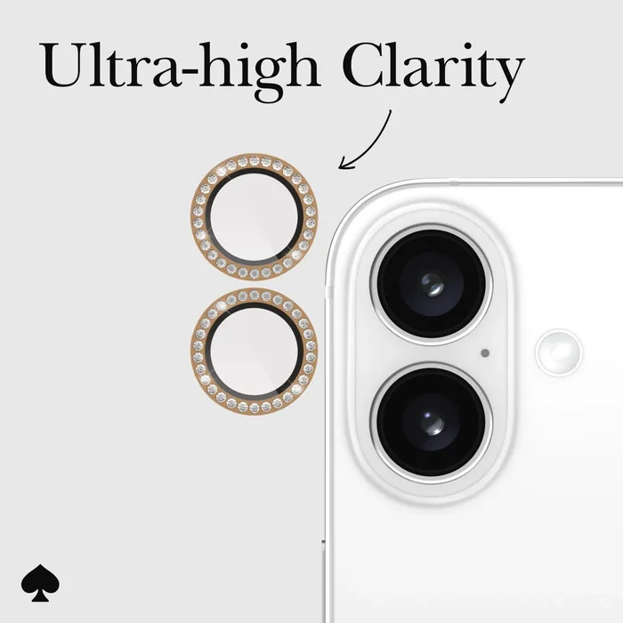 kate spade new york Camera Lens Protector Set in Stone - iPhone 16 / 16 Plus - Image 6