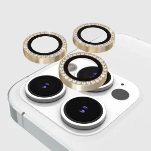 kate spade new york Camera Lens Protector Set in Stone Gold - iPhone 15 Pro / Pro Max