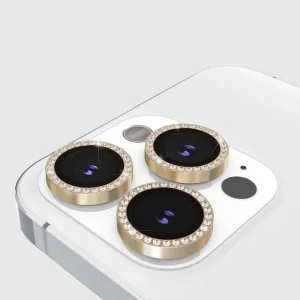 Alternative view of kate spade new york Camera Lens Protector Set in Stone Gold - iPhone 15 Pro / Pro Max