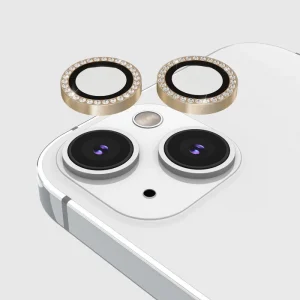 kate spade new york Camera Lens Protector Set in Stone Gold - iPhone 15 / 15 Plus