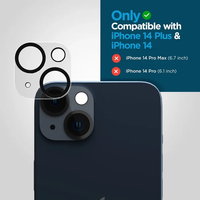 Glass Camera Lens Protector - iPhone 14 / 14 Plus - Image 6