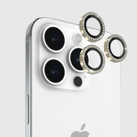 kate spade new york Camera Lens Protector Set in Stone Gold - iPhone 14 Pro / Pro Max