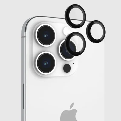 Pelican Camera Lens Protector Black - iPhone 15 Pro / 15 Pro Max